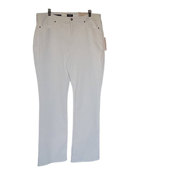 NWT NYDJ Barbara Bootcut Optic White Jeans, 18 - Picture 1 of 8